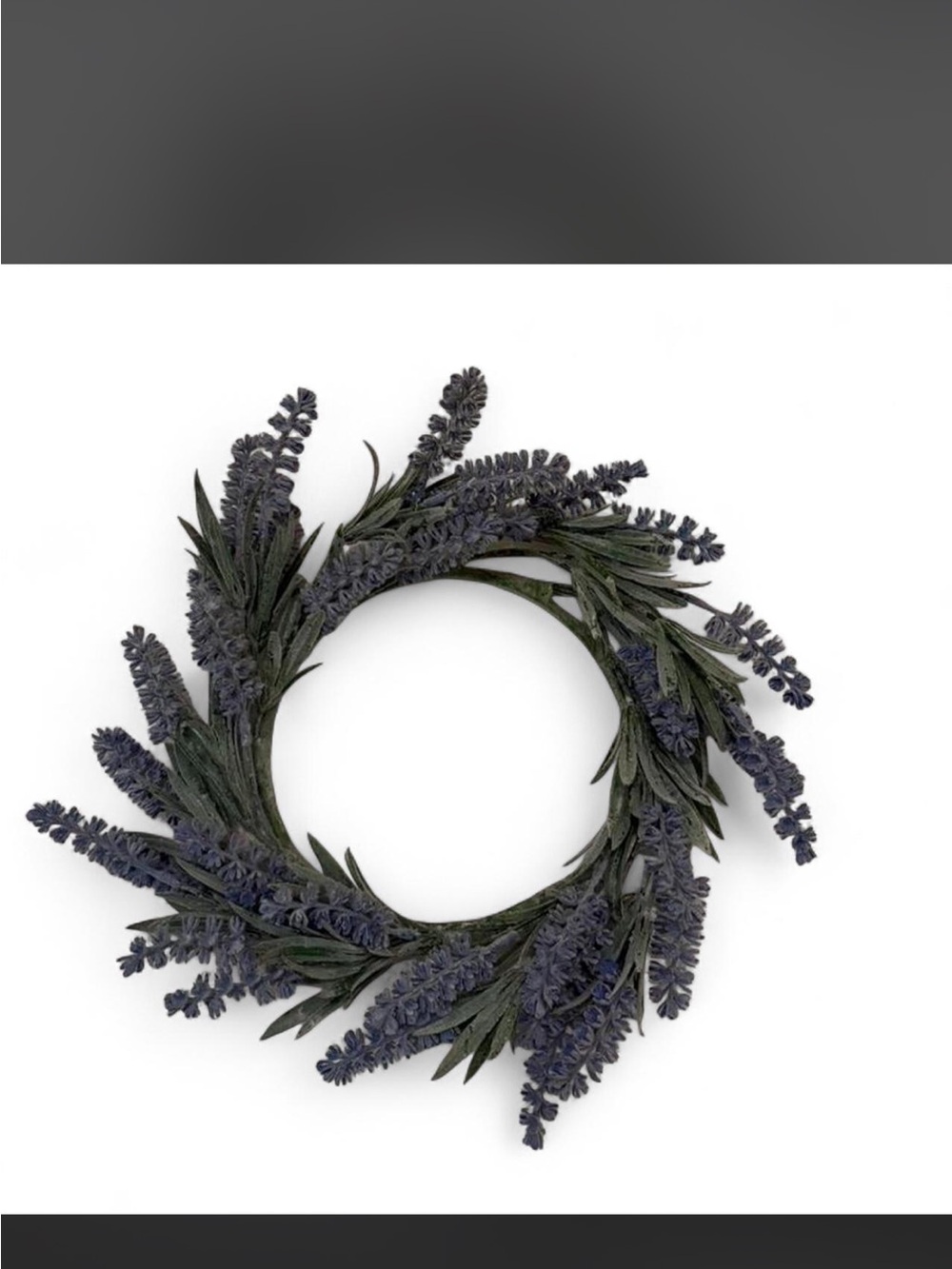 Small Lavender Wreath - Purple Floral wreath